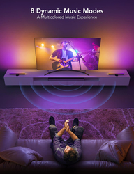 Govee LED Light Bars with Smart WiFi RGBIC TV Backlight & Gaming Lights, Multicolour