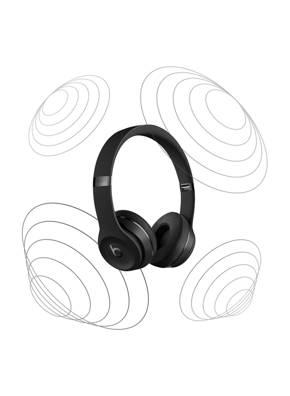 Beats Solo 3 Wireless On-Ear Headphones, Matte Black