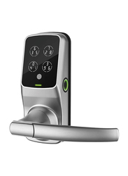 Lockly Latch Edition Smart Touchscreen Keypad Door Smart Lock, 6S, Silver
