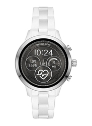 Michael Kors Access Runway 41mm Ceramic Smartwatch, GPS, MKT5050, Silver