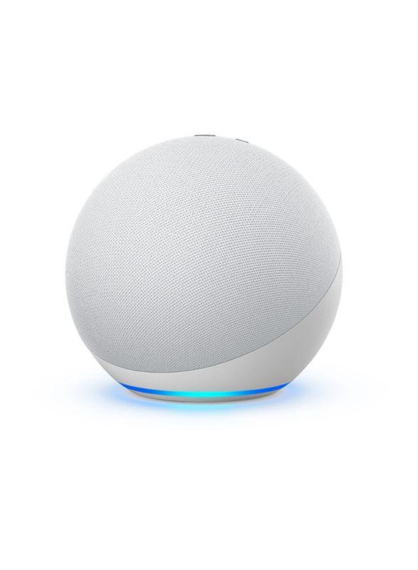 Amazon Echo 4th Generation Smart Speaker with Alexa, Glacier White