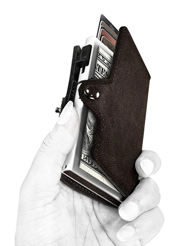 Merlin Leather Premium Smart Case Wallet, Black