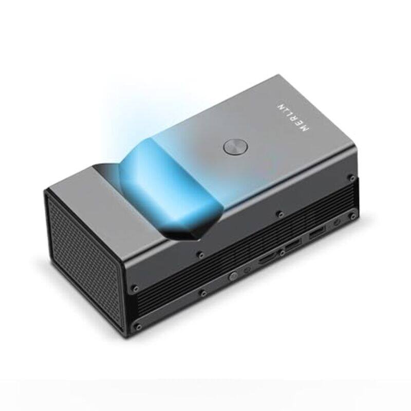 

MERLIN ULTRACAST SHORT THROW PROJECTOR, 1920 * 1080P FULL HD RESOLUTION, DLP TECHNOLOHY,BUILT - IN 2 * 5 W BLUETOOTH STEREO SPEAKERS, AUTOKEYSTONE COR