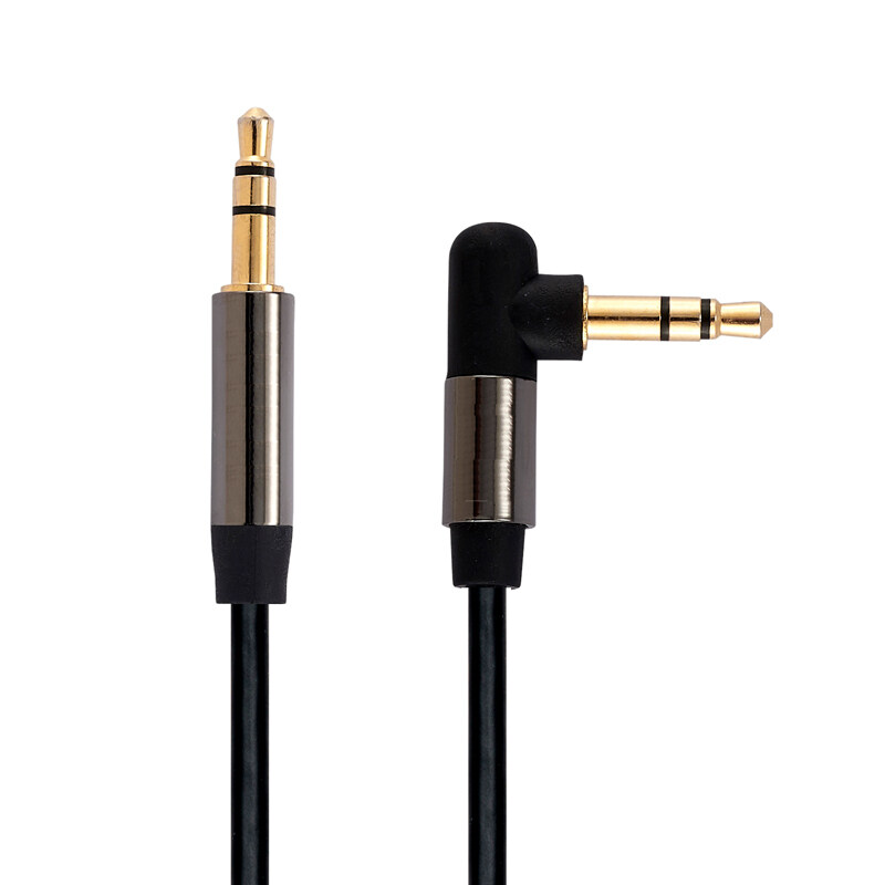 

Merlin 3.5mm Aux Audio Cable for Android, iOs devices and Stereo Speaker or Subwoofer with Gold-Plated Plugs, 1.21 meters, Black