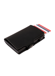 Merlin Leather Premium Smart Case Wallet, Black