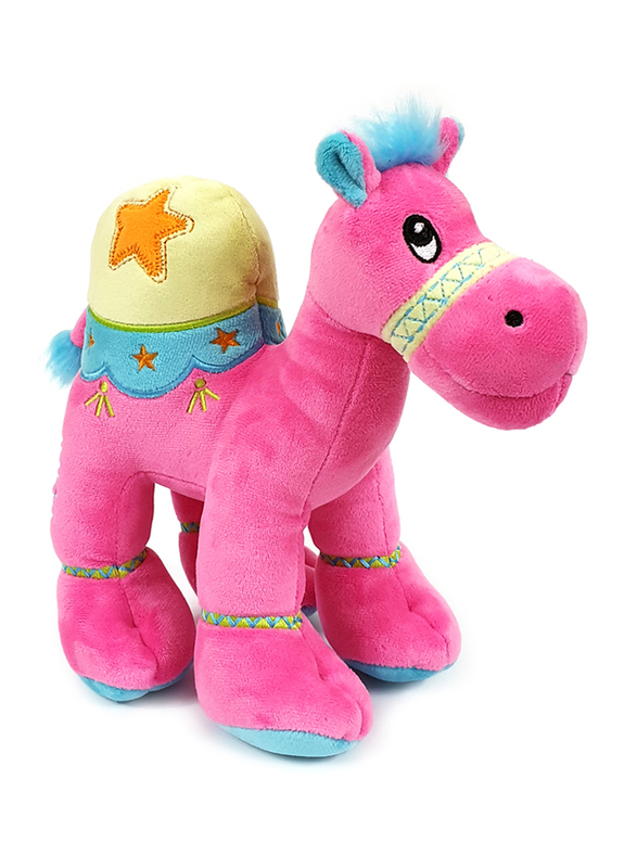 Caravaan Camel Plush Toy, 18cm, Dark Pink, Ages 3+