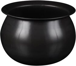 Royalford 2.5 Ltr Hard Anodised Strong & Durable Design Stain-Resistant Cooking & Serving Rice Pot, Black