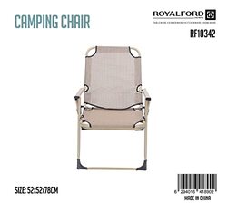 Royalford Folding Camping Beach Camping Traveling Hiking Beach Chair, RF10342, Multicolour