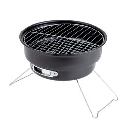 Royalford Round Barbeque Stand with Grill, RF10356, Black