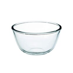 Royalford 1.5L Glass Mixing Bowl, Transparent