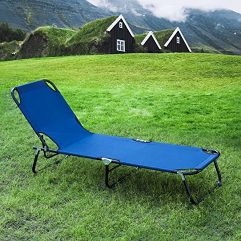 Royalford Portable Camp Mate Beach Bed, RF11672, Blue