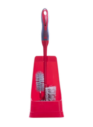 RoyalFord One Click Series Toilet Brush, Red/Blue
