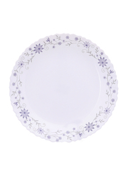 Royalford 33-Piece Opal Ware Dinner Set, RF8983, Purple/White