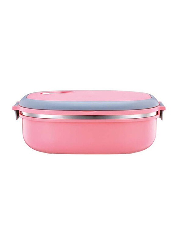 

RoyalFord Stainless Steel Lunch Box Square, 500ml, Pink