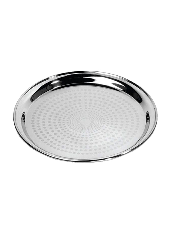 RoyalFord 24-inch Stainless Steel Group Round Tray, RF5346, Silver