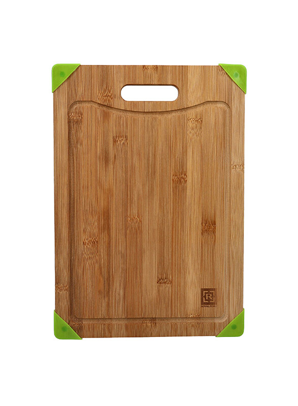 

RoyalFord Bamboo Cutting Board, 40x28x1.5cm, Brown/Green