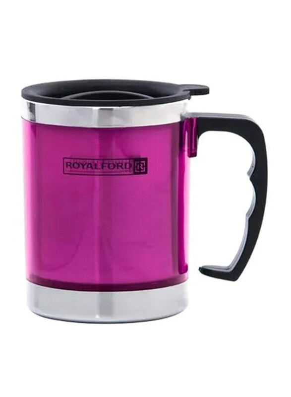 

RoyalFord 10oz Stainless Steel Travel Mug, RF5131, Pink