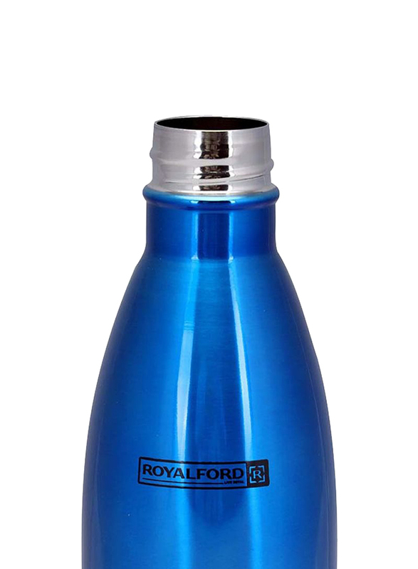 RoyalFord 350ml Stainless Steel Vacuum Flask, RF5768BL, Blue