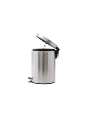 RoyalFord Stainless Steel Pedal Bin, 5 Liters, Silver