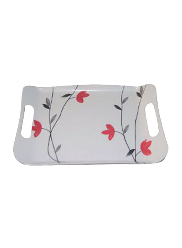 

RoyalFord 35.3cm Melamine Floral Mate Tray, RF7806, 35.3x24.2x1.9 cm, White