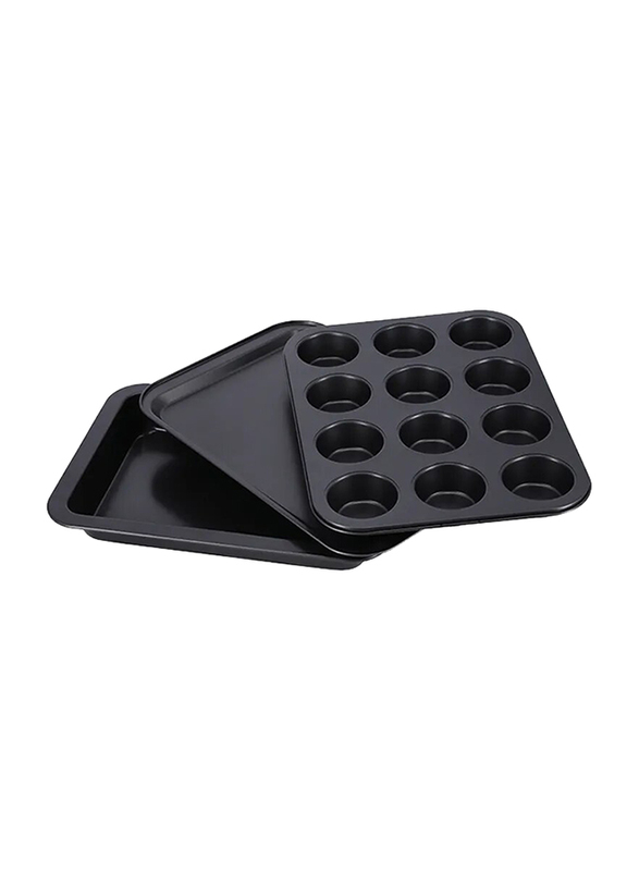 RoyalFord 3-Piece Rectangle Baking Set, RF9900, Black