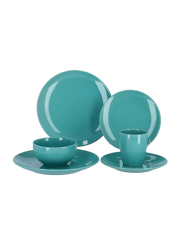 

RoyalFord 16-Piece Stoneware Dinnerware Set, Green