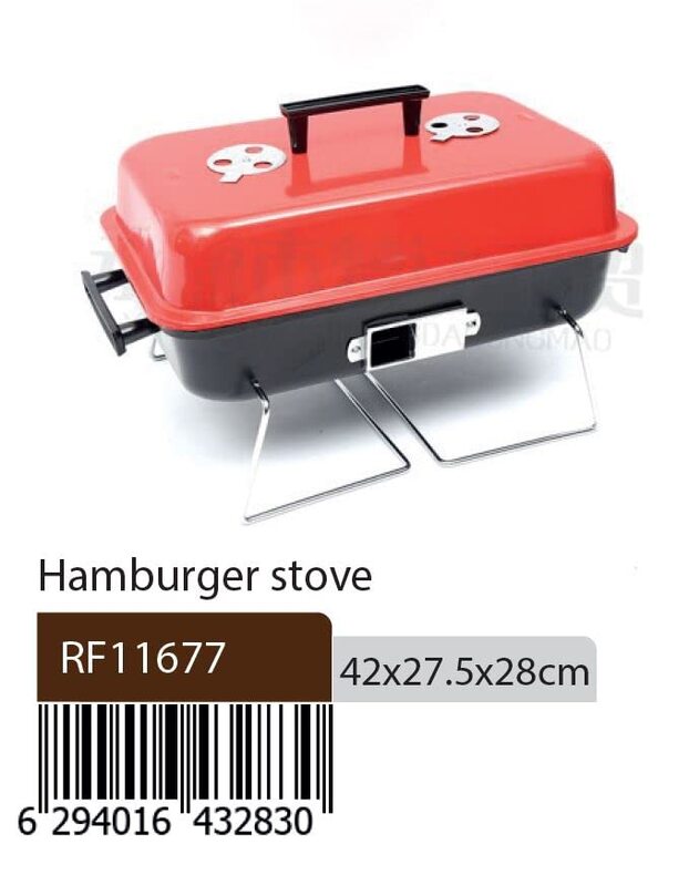 Royalford Hamburger Stove, RF11677, Black/Red
