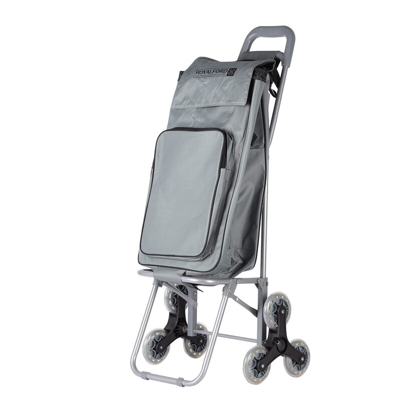 Royalford Shopping Trolley Bag, 34L, RF11371, Grey