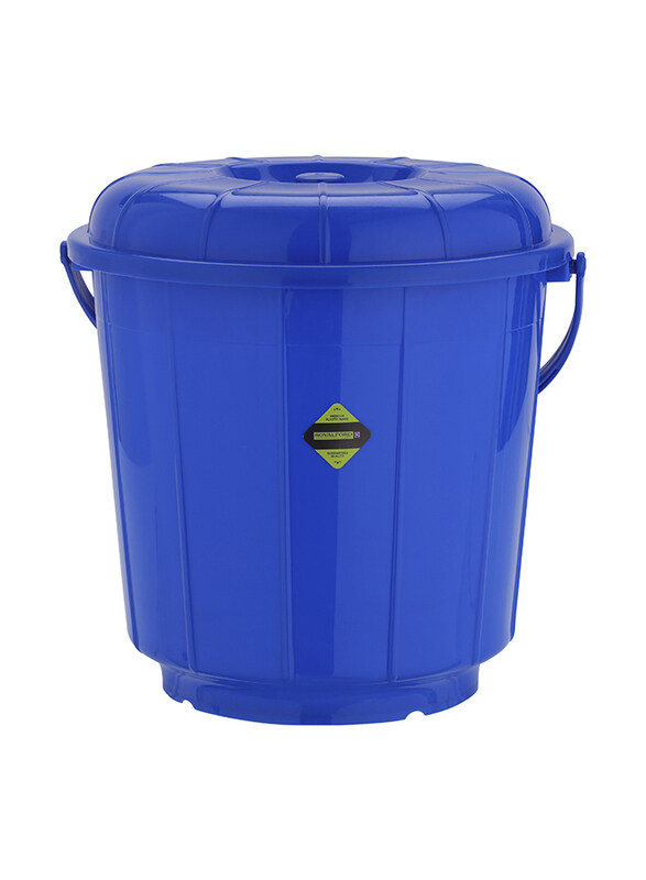 

RoyalFord Economy Bucket with Lid, 20 Liter, Blue