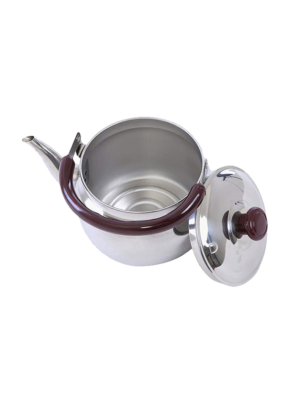 RoyalFord 2 Ltr Stainless Steel Stove Top Tea Kettle, RF6186, Silver