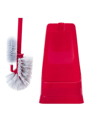 RoyalFord One Click Series Toilet Brush, Red/Blue
