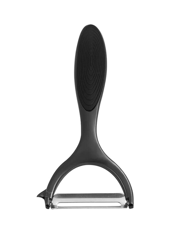 

RoyalFord 14.8cm Zinc Alloy Y-Shaped Peeler, Black/Silver