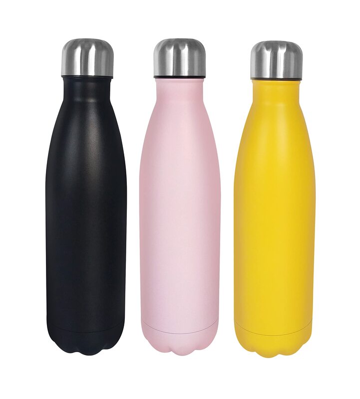 Royalford 1000ml Stainless Steel Hot and Cold Leak Proof Sports Drink Bottle, RF10445, Multicolour