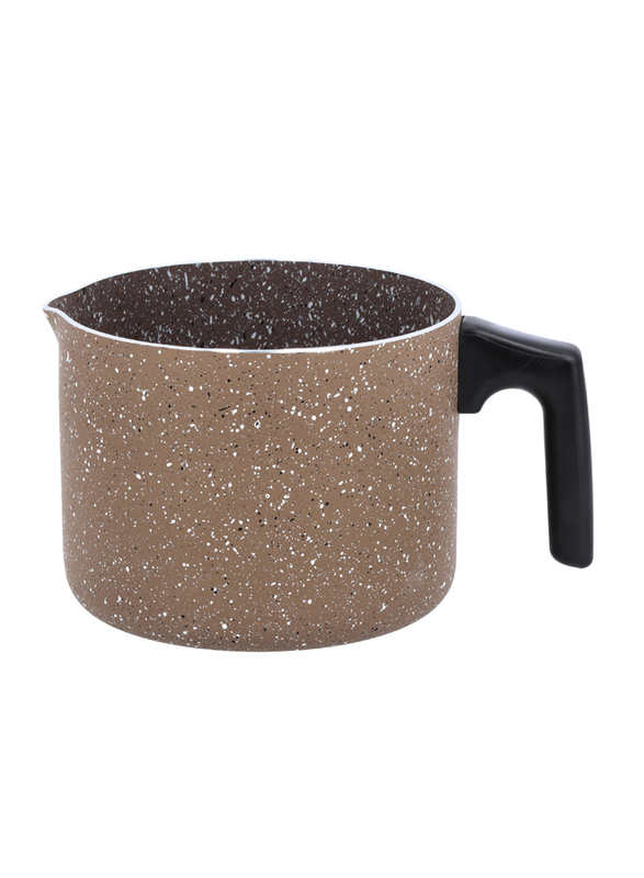 Royalford 1.6 Ltr Aluminium with Granite Coating Coffee Pitcher, Brown