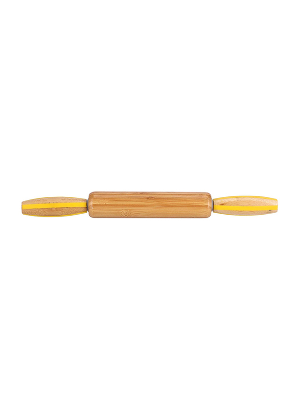RoyalFord 7cm Wooden Rolling Pin, Brown