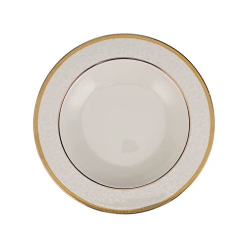 Royalford 1 Piece Round Kitchenware Dinner Plate, RF11052, White