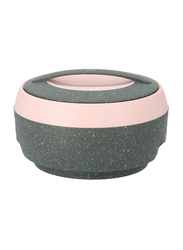 Royalford 2500ml Cosmos Insulated Casserole Stainless Steel Hot Pot with Lids, RF9729, Pink