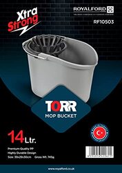 Royalford Torr Mop Bucket Spin Mop Bucket, RF10503, Multicolour, 14L