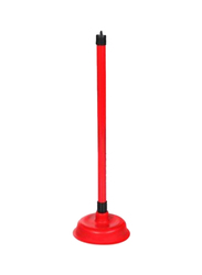 Delcasa Toilet Cleaning Plunger, DC1298, Red/Black