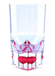 RoyalFord Acrylic Glass with Crystal Base, RF6889, Clear