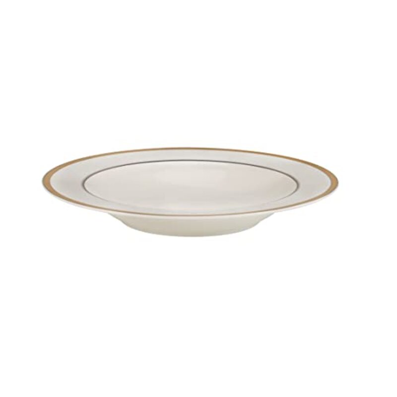 Royalford 1 Piece Round Kitchenware Dinner Plate, RF11052, White