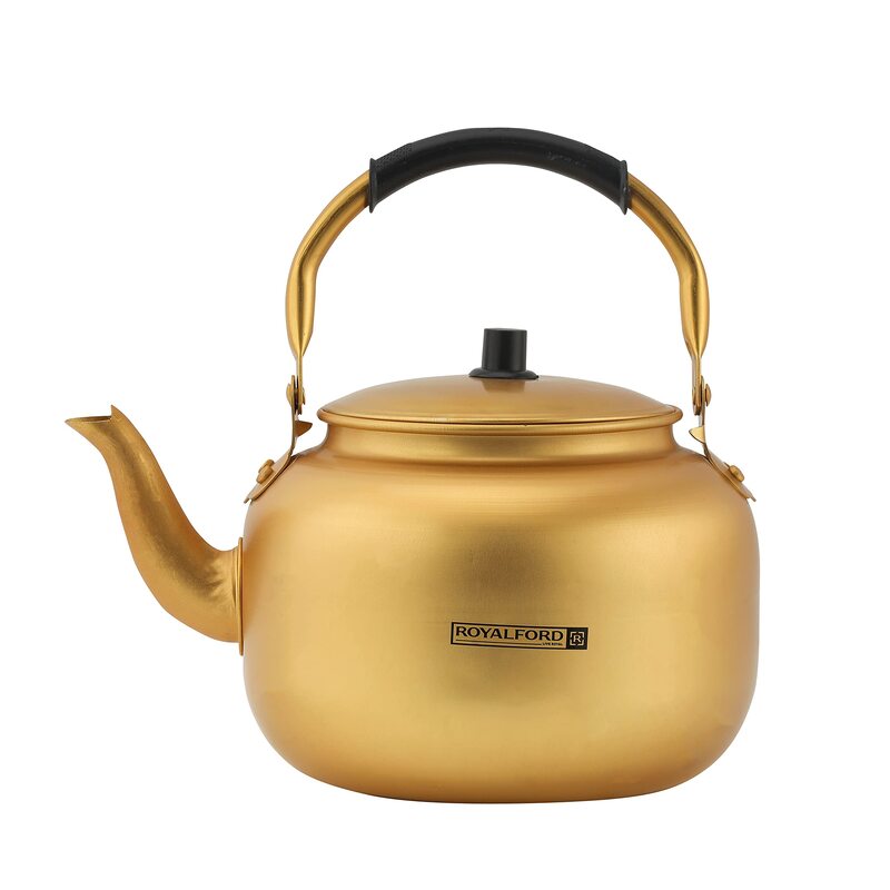 Royalford 6 Ltr Aluminium Tea Kettle, RF10770, Gold