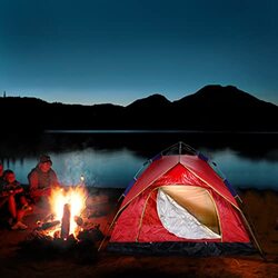 Royalford 6 Person Lightweight Portable Windproof Versatile Seasonal Tent, RF10297, Multicolour