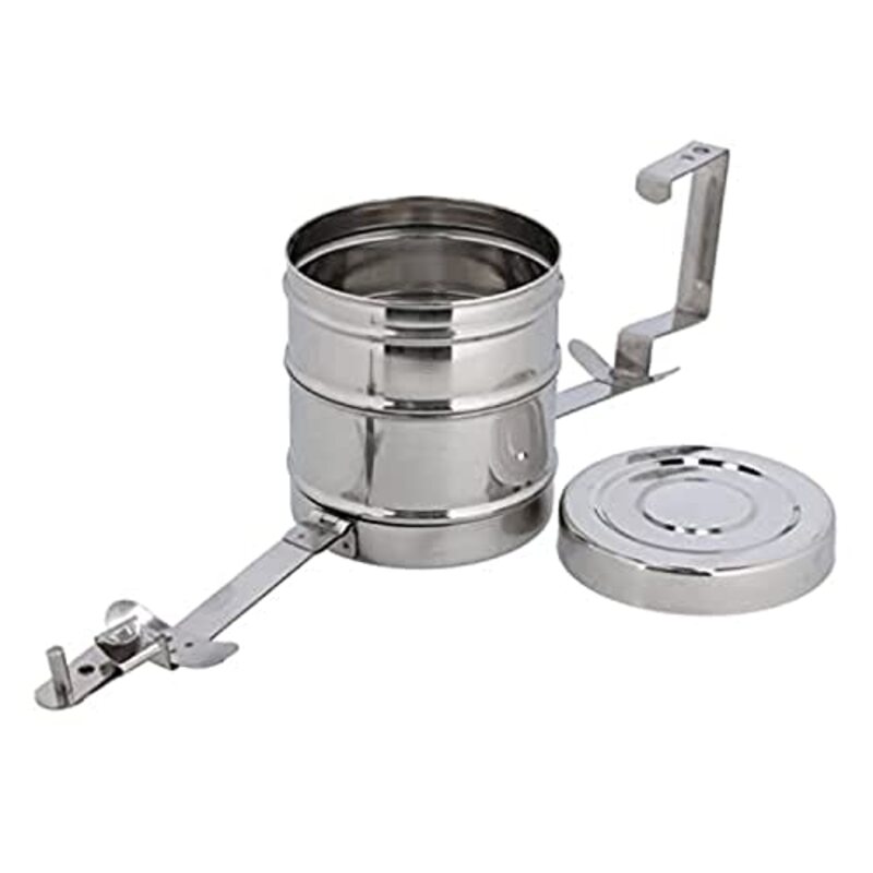 Royalford 2-Layer Stainless Steel Bombay Tiffin, RF10557, Silver