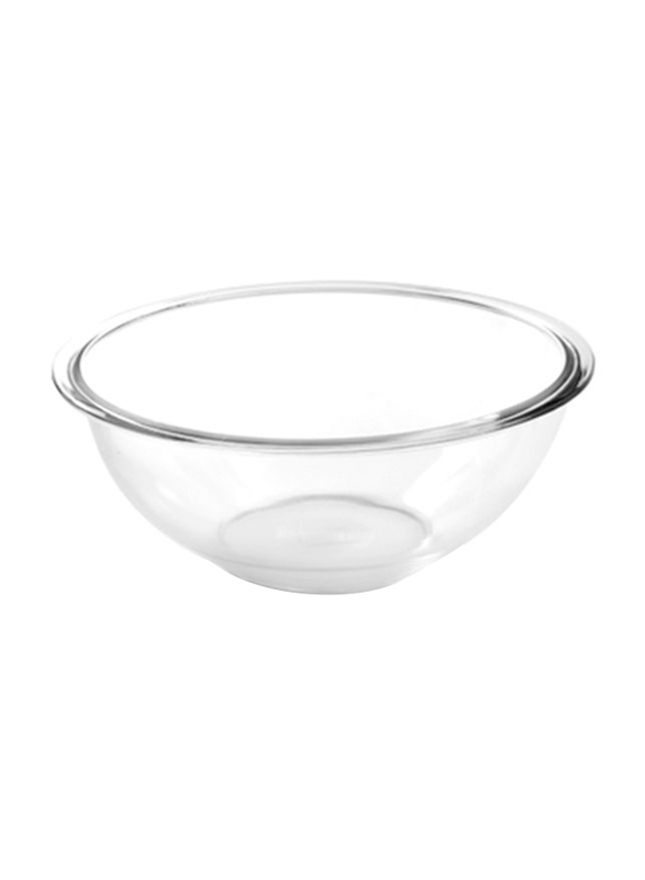 RoyalFord 0.8Ltr Glass Round Mixing Bowl, RF2705-GBD, Clear