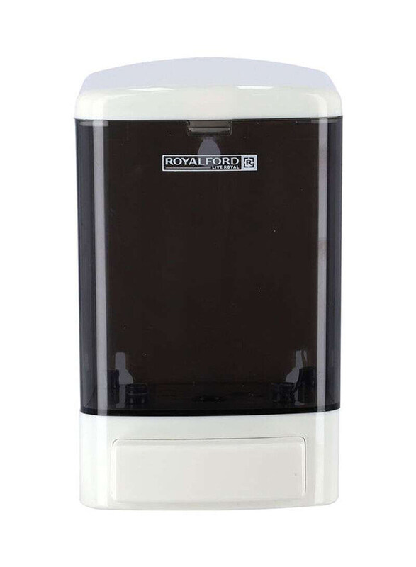 

RoyalFord 100ml Liquid Soap Dispenser, White/Black