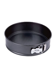 RoyalFord 24cm Round Spring Form Baking Pan with Stainless Steel Lock, RF7036, Black