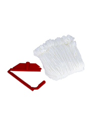 RoyalFord Side Gate Microfiber String Mop, Red/White