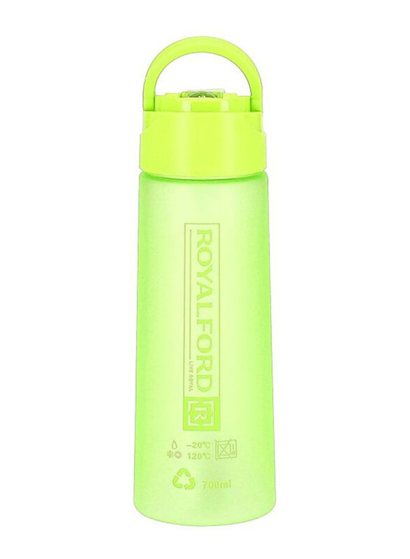 

RoyalFord 700ml Plastic Water Bottle, Green