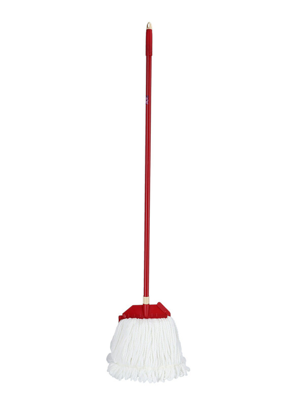 

RoyalFord Side Gate Microfiber String Mop, Red/White